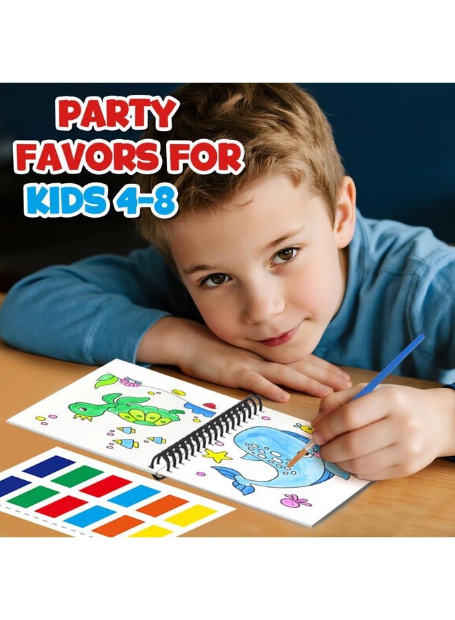 ZMLM 24 Water Coloring Books for Kids Party Favors - Bulk Mini Coloring Books for Kids Ages 4-8,Small Birthday Goodie Bag Stuffers School Teacher Return Gift Art Crafts Classroom Prizes (Boy) - Image 3