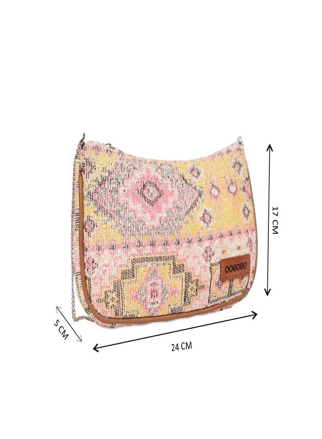 ASTRID Multicolor Tote Bag With Tassels - Image 3