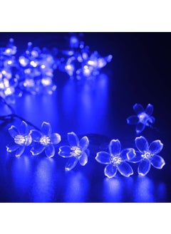 GLOWSERIE GLOWSERIE 16 LED Flower Fairy String Lights for Home Decor 4 Meter Blue  - Image 5