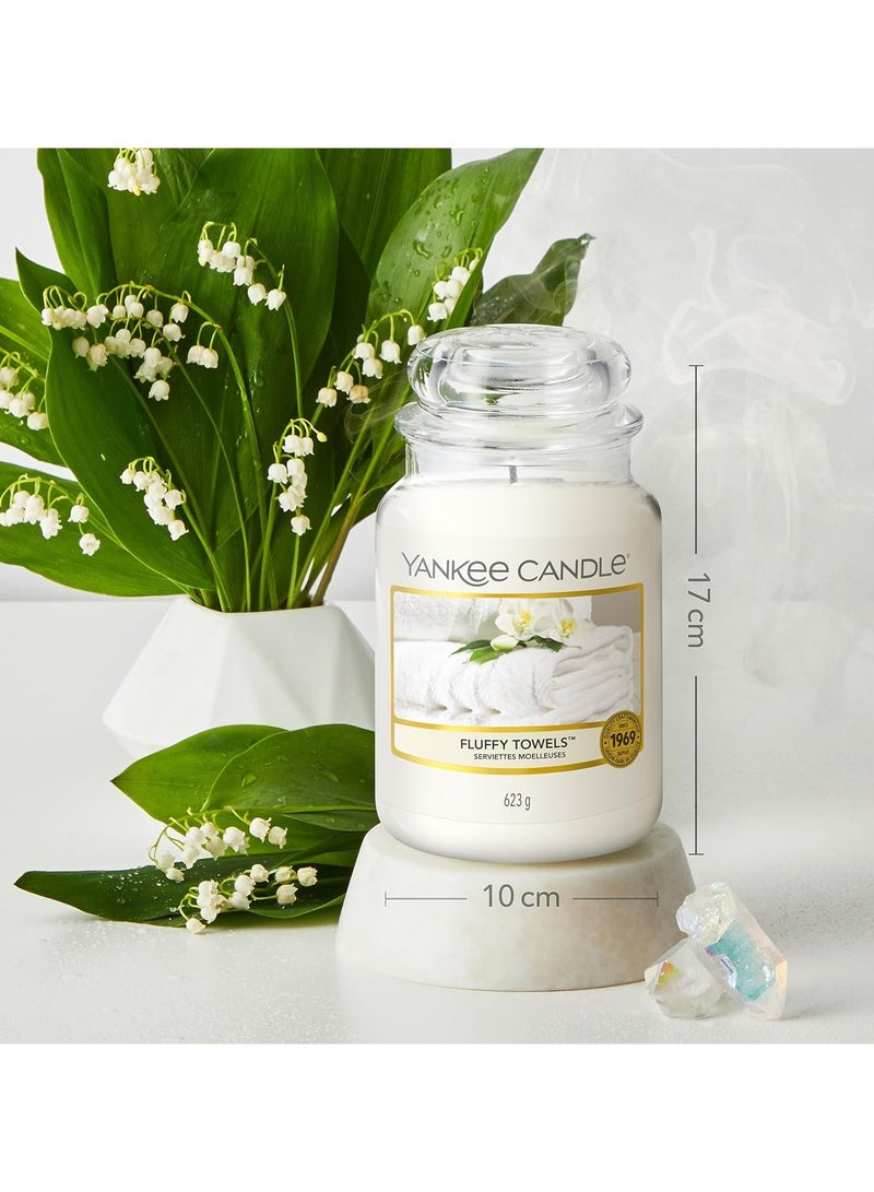 YANKEE CANDLE Fluffy Towels Candle Jar 623 G - Image 4