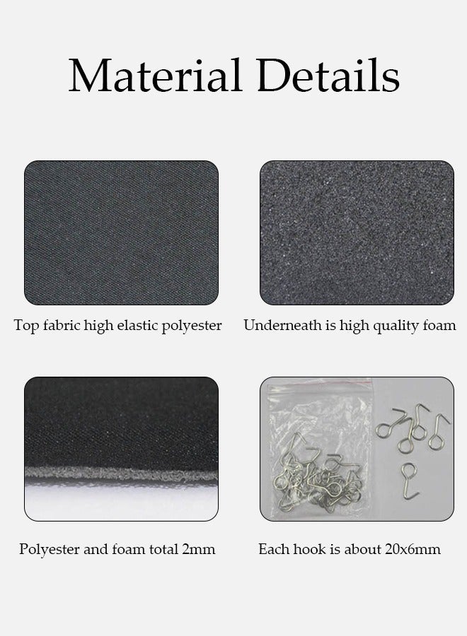 MUNTAQI Grey Car Seat Covers Full Set, Front Bucket Seat Covers with Split Bench Car Seat Cover Set  Full Set Seat Protectors - 9pcs - Image 5