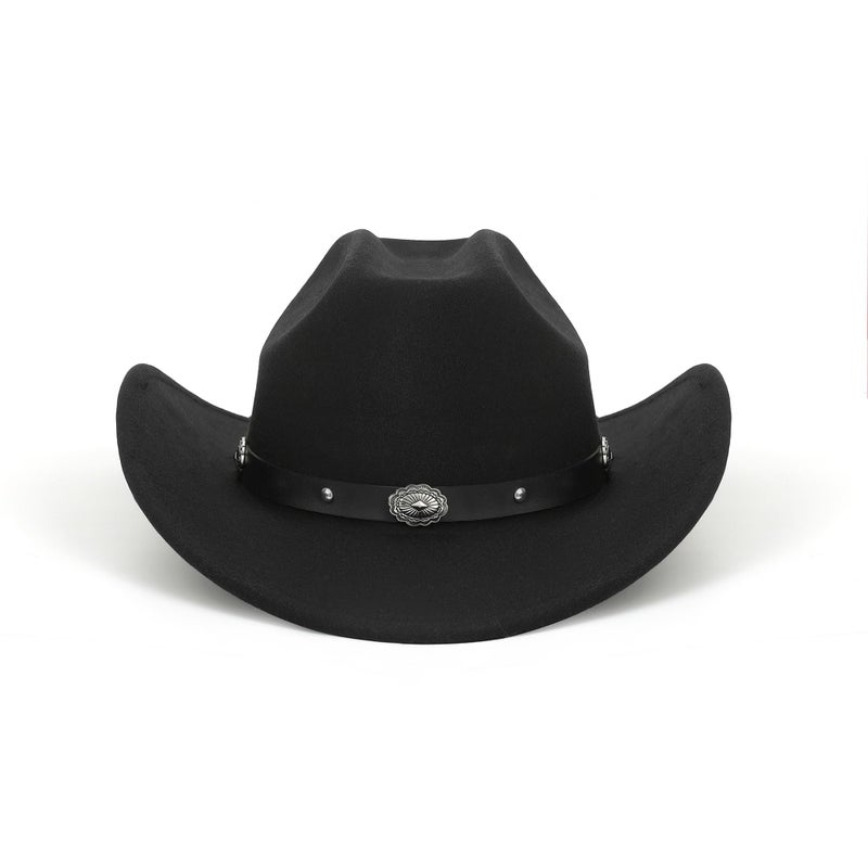 CXQRR Glitter Silver Black Cowboy Hats for Women - Western Sparkly Rhinestone Cowgirl Hat for Ladies - Image 4