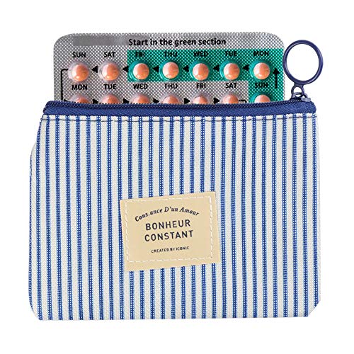 pinklilycare 2 Pack Birth Control Pill Cases with 3"×4" for Women Privacy Protection Contraceptive Medicine Case Holder Packet Sleeve Pocket Pouch Wallet - Image 3