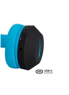 Altec Lansing Kid Safe Noise Cancelling Wireless Headphones 30 Hours Play Time, 85dB Volume Limit, Foldable Design, Powerful Sound, Active Noise Cancellation, Splash resistant IPX4, Blue  - Image 5
