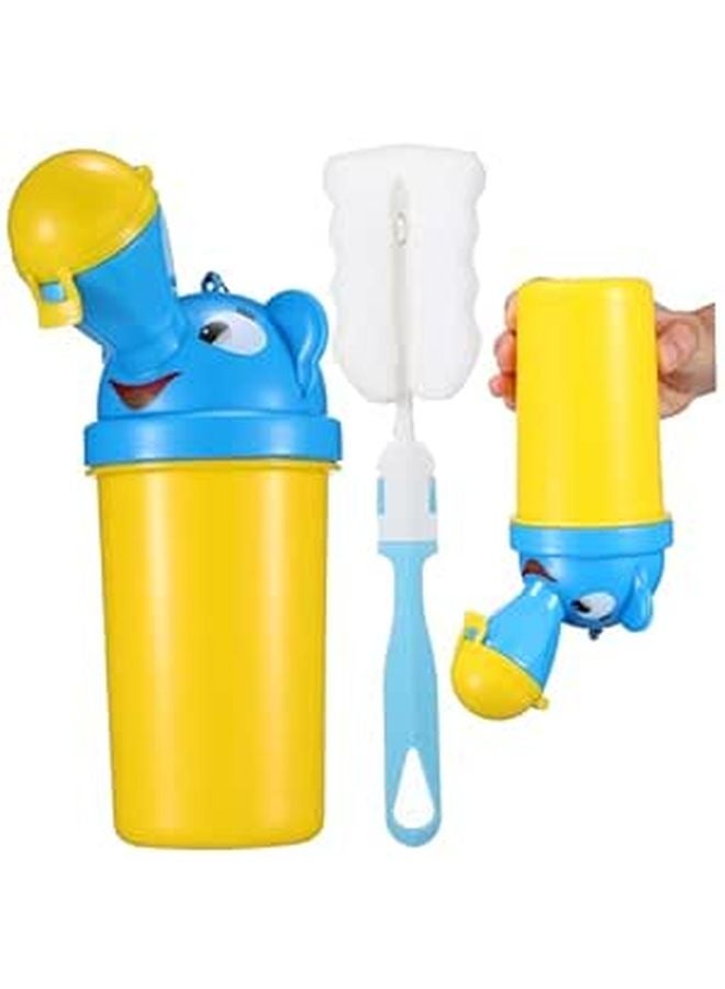 Portable Travel Urinal For Kids With Strong Seal And Cleaning Brush For Camping Car Trips - Image 1