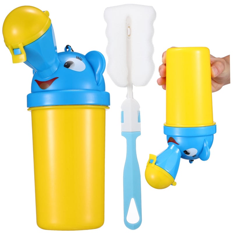 Portable Travel Urinal For Kids With Strong Seal And Cleaning Brush For Camping Car Trips - Image 2