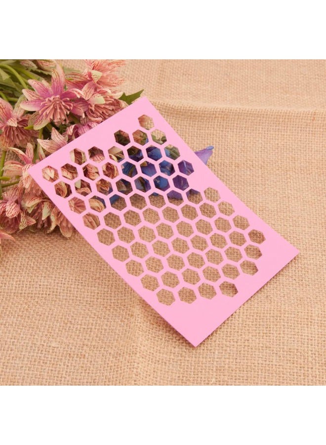 NVZBL Honeycomb Background Frame Cutting Dies, Beehive Die Cuts Metal Embossing Stencils Template Mould for Card Scrapbooking and DIY Craft Album Paper Card Decor - Image 4