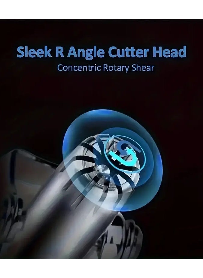 Goolsky Manual Stainless Steel Small Round Head Nose Hair Trimmer - Effortless Trimming, Washable, and Compact Design for Precise Nose and Ear Hair Cutting - Easy to Use and Clean  - Image 4