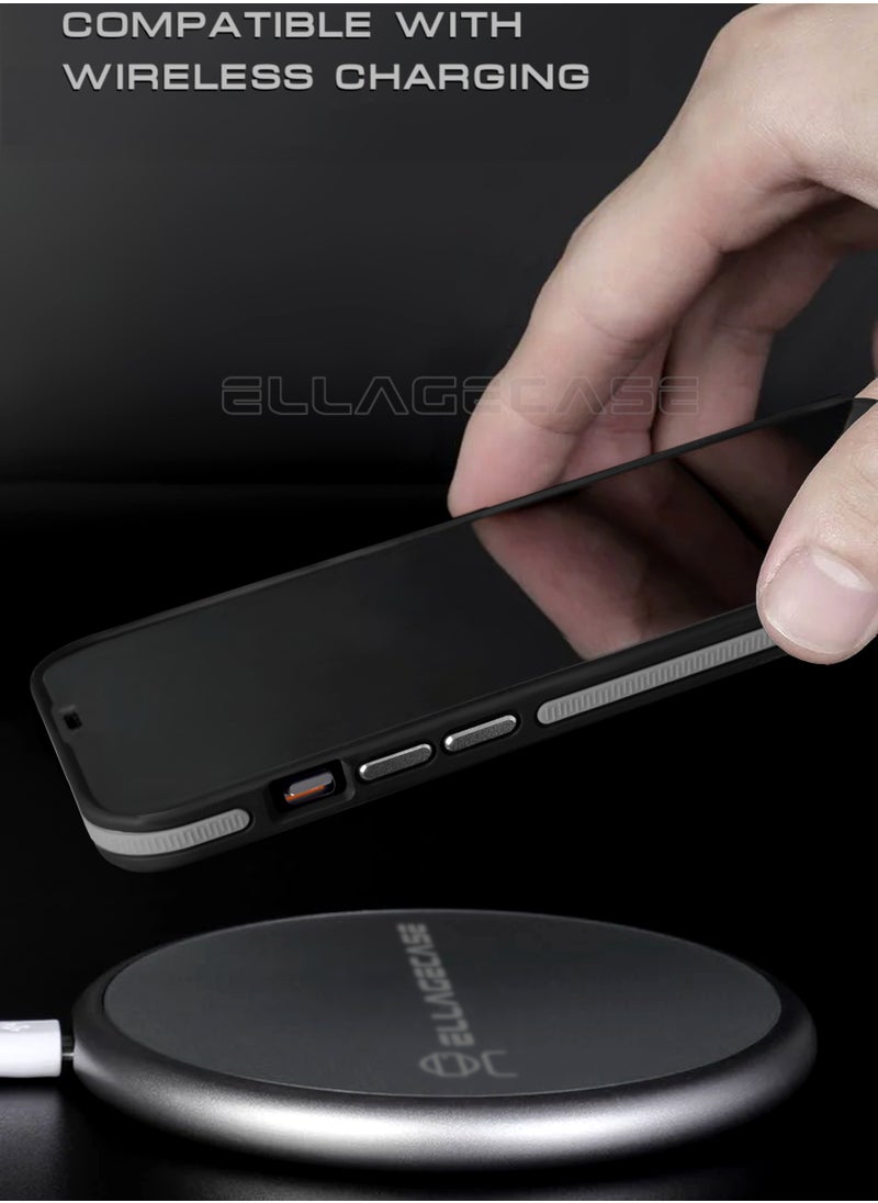 ELLAGECASE - Stylish Case for iPhone 15, Solid Camera Protection, Shockproof, Enhanced Protection, Compatible with Magsafe and Wireless Charging - Image 1