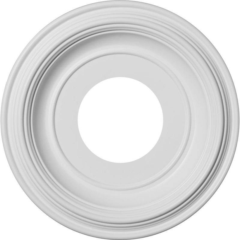 10OD x 3 12ID x 1 18P Traditional Thermoformed PVC Ceiling Medallion Fits Canopies up to 5 12