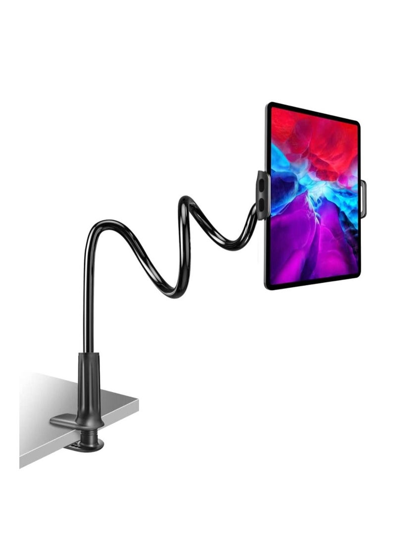 Yesido Gooseneck Tablet Stand, Universal Tablet Mount Holder 360 Flexible Lazy Arm Holder Clamp Mount Bracket Bed for 4"-10.6" iPad Air Pro mini, Samsung, Huawei Tab, iPhone, Switch, more Devices - Image 1