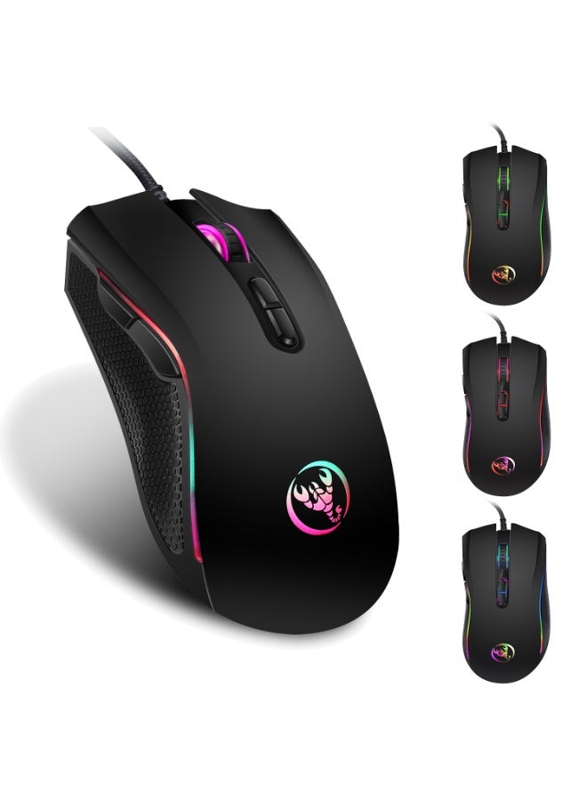 EBMINI New Frontier Esports Gaming Mechanical Silent Wired Mouse - Image 2