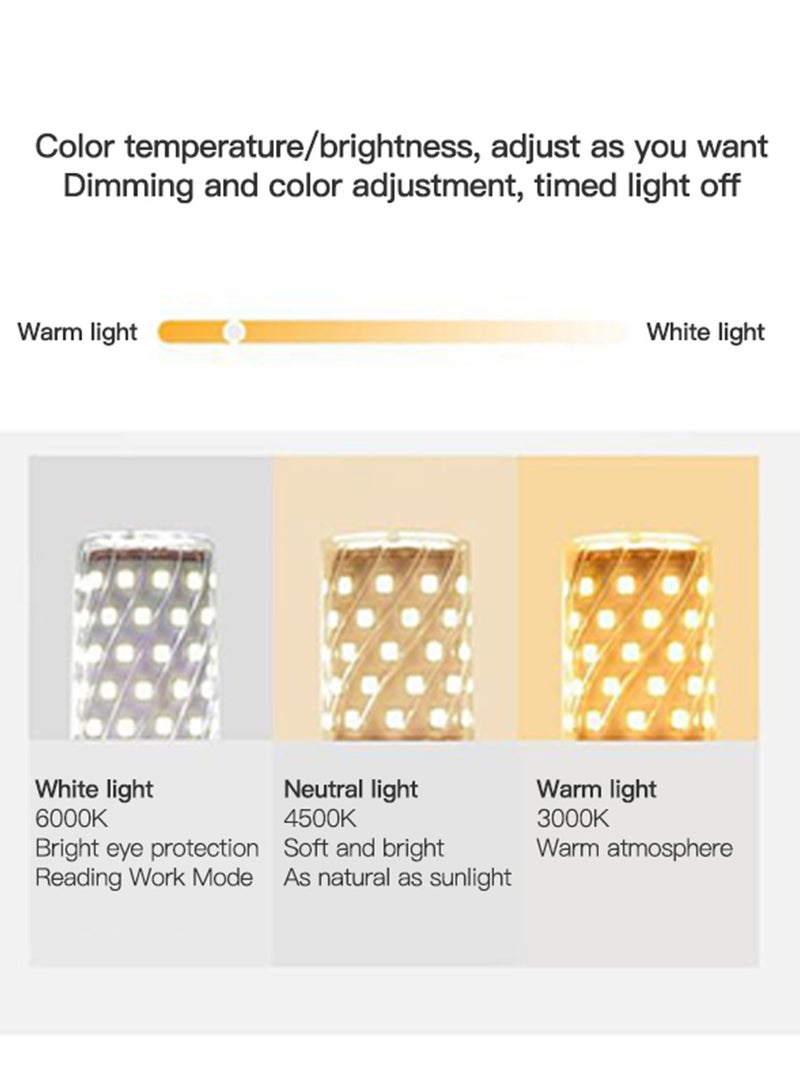 Sharpdo Minimalist LED Floor Lamp-Straight Pole Standing Light Modern Luxury  With Pleated Lampshade 3 Color Dimming for Bedroom, Living Room, and Office - Upgraded Design, 39x150 cm, Stylish White Finish - Image 5