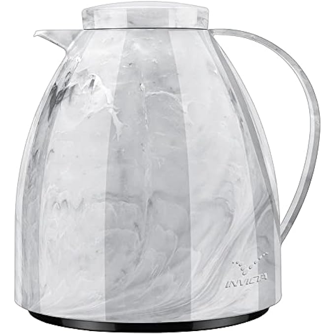 Invicta Viena Coffee Pot 04L Marble White Carrara - Image 3