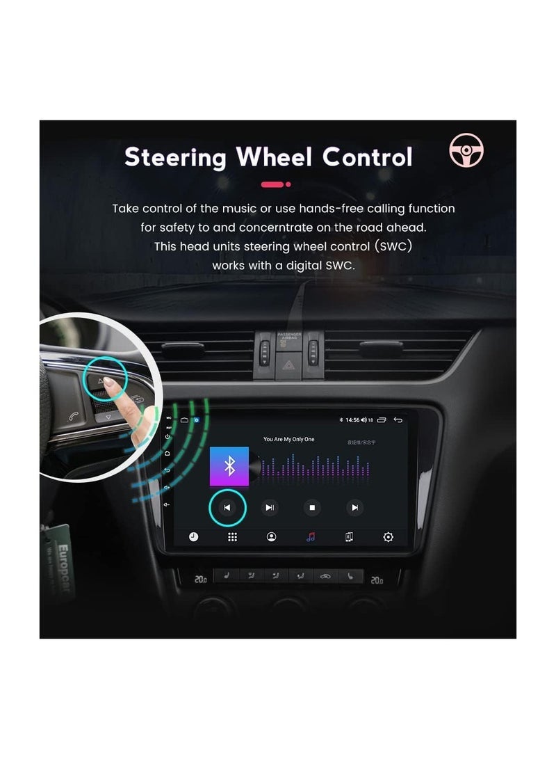 SHEZA STAR Android Car Stereo for Lexus GS300 GS350 GS400 GS430 GS450H GS460 2004 2005 2006 2007 2008 2009 2010 2011 1GB RAM 32GB ROM 9 Inch MirrorLink WiFi BT, IPS Touch Screen with AHD Camera Included - Image 4