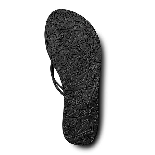 Volcom صندل فليب فلوب للنساء من فولكوم - راحة سرير مريحة ناعمة، أسود - جديد، 8 - Image 2