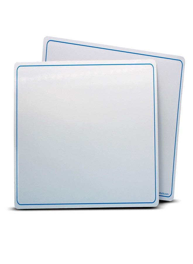 Flipside Products 9" x 12" Two-Sided Plain Dry Erase Learning Mat, Flexible, Education Learning, Blank, Economical - 24 Pack - Image 1