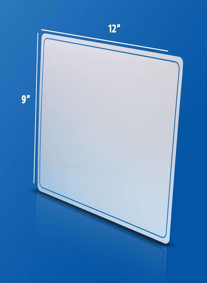 Flipside Products 9" x 12" Two-Sided Plain Dry Erase Learning Mat, Flexible, Education Learning, Blank, Economical - 24 Pack - Image 3