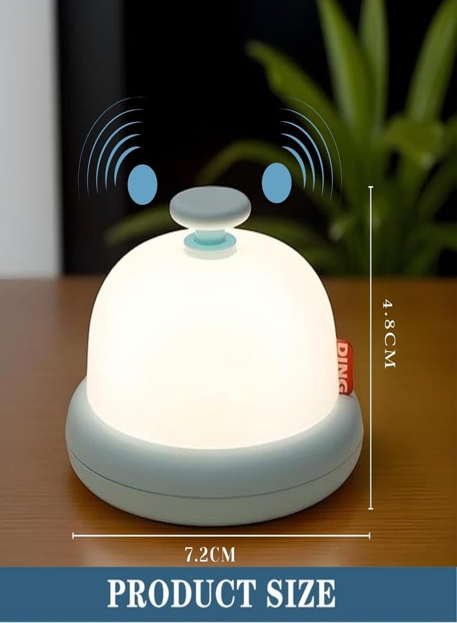 One94Store Push Button Bell Shape Toy with Soft Glow, Minimalist Kids Room Toy, Bedside Decor, Cute Button Toy for Bedroom, Nursery & Gifting - Image 3