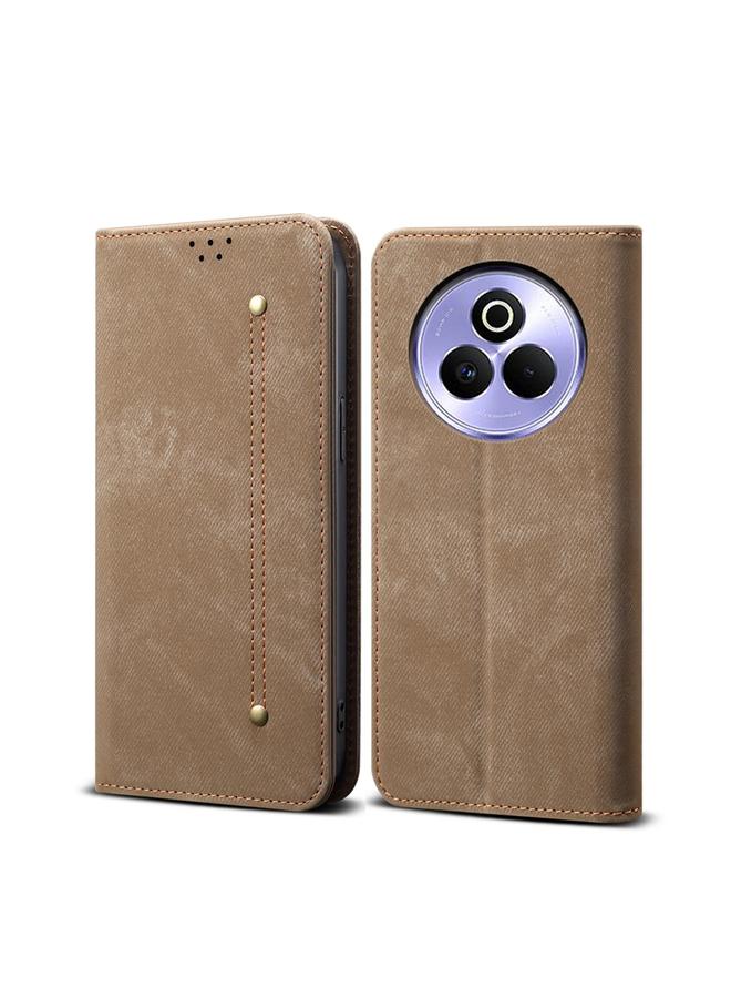 S-TOP Case For Realme P3 Pro Denim Texture Casual Style Horizontal Flip Leather Case - Image 1