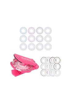Hair Gem Stamper: Quick Hair Gem Applicator with 180 Glitter Gems Kit for Girls Teens 6+ Ages. Add Bling to Your Hair in Seconds with a Hair-Safe Styling Tool for Parties.