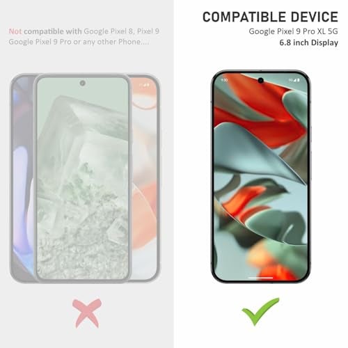 Mr Shield Mr.Shield Top-Notch HD+ Tempered Glass Screen Protector Guard for Google Pixel 9 Pro XL, 9H Hardness, Military Grade Protection, Easy Installation kit - Image 2