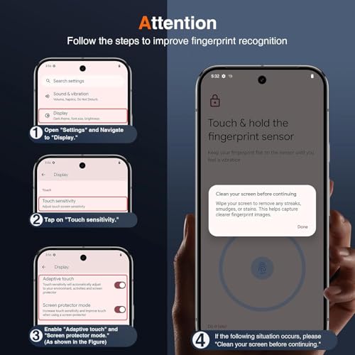 Mr Shield Mr.Shield Top-Notch HD+ Tempered Glass Screen Protector Guard for Google Pixel 9 Pro XL, 9H Hardness, Military Grade Protection, Easy Installation kit - Image 3
