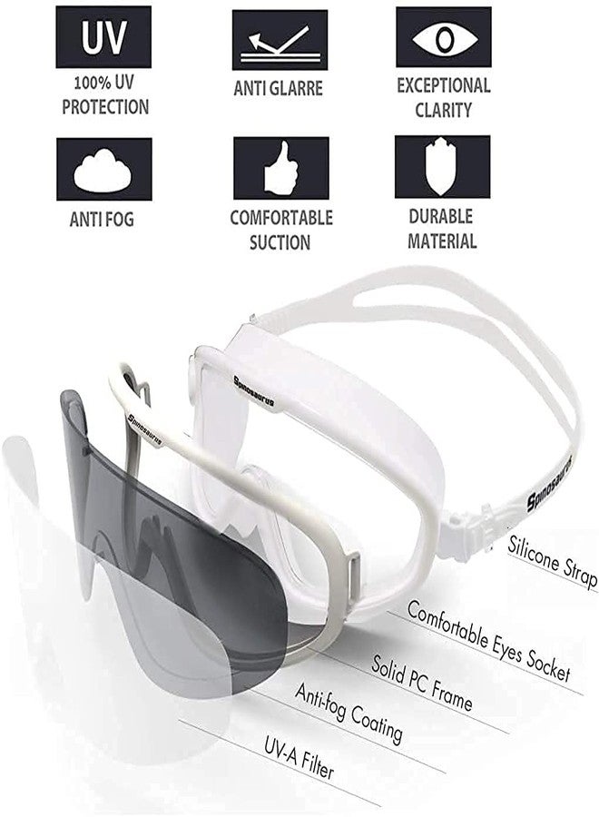 Overa Goggles Swim Goggles Anti Fog Waterproof Teenagers Big Frame Swimming Eyewear One-piece Swim Glasses. - Image 4