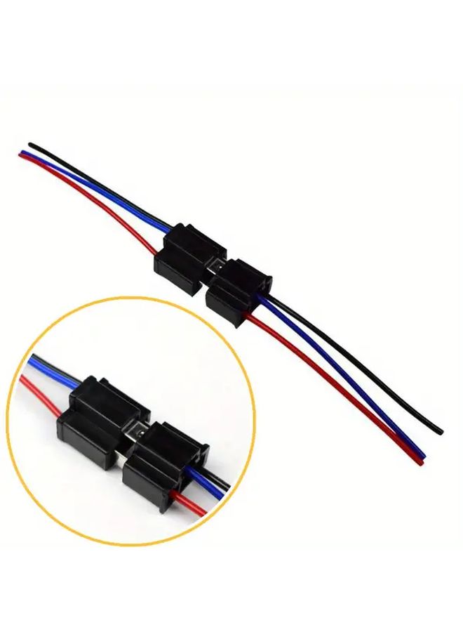 Female H4m To Male H4g Car Headlight Socket Adapter Cable Plug Extension Pair - Image 3