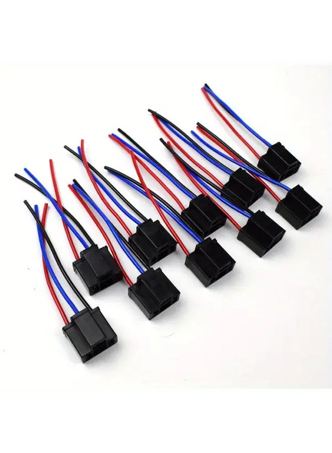 Female H4m To Male H4g Car Headlight Socket Adapter Cable Plug Extension Pair - Image 1