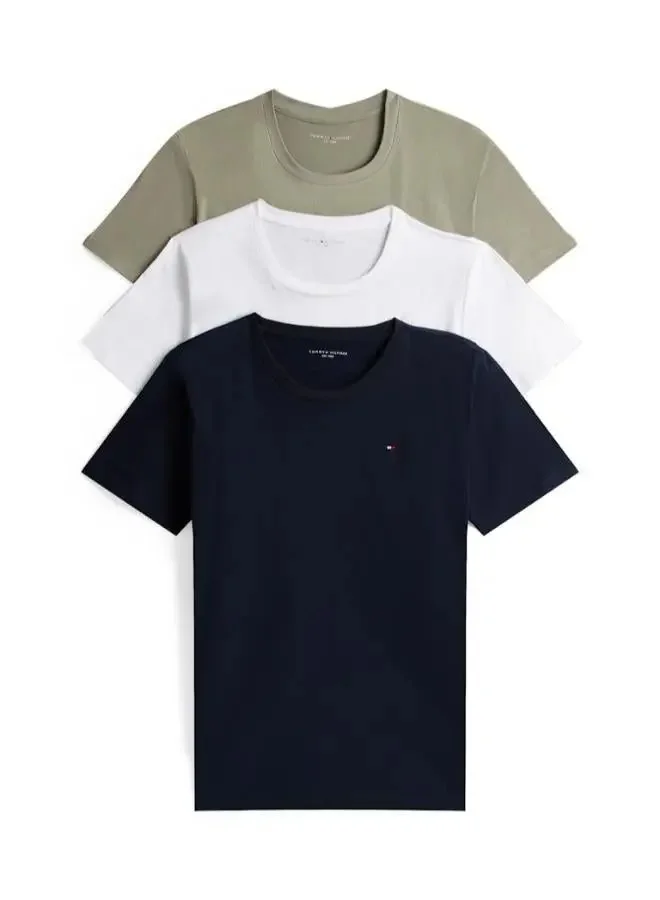 TOMMY HILFIGER 3-Pack Signature Jersey Lounge T-Shirts