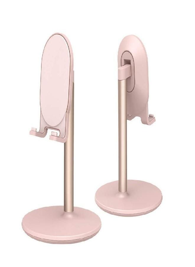 Bright Stone Bright Stone Phone Stand for Desk, Adjustable Tablet Holder Compatible with 4"-12.9" Phones/Tablet/iPhone/iPad/Switch (Pink)  - Image 2