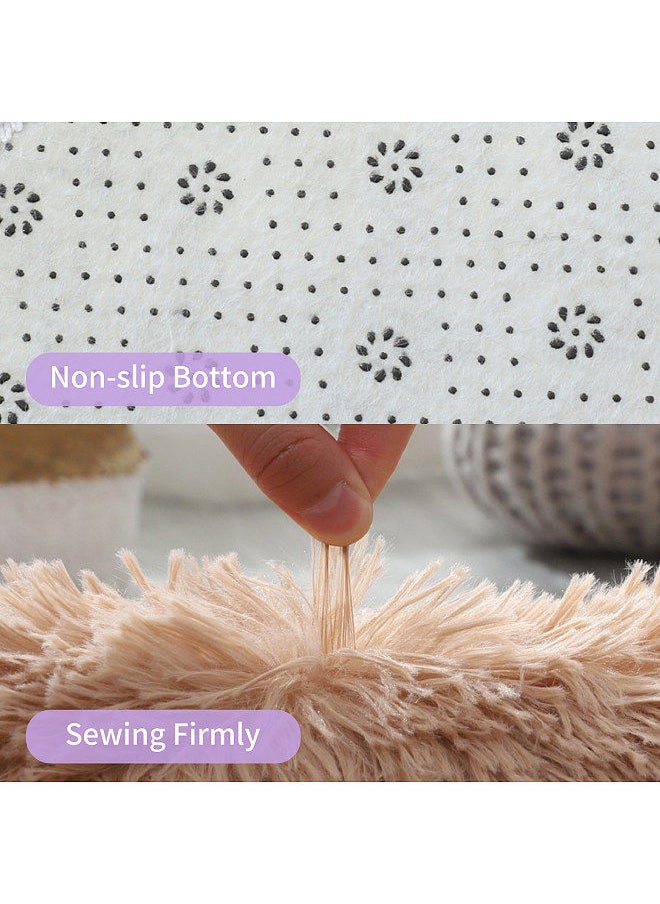Generic - 3PCS Bath Mat Toilet Lid Cover U-Shaped Rug Non Slip Soft Floor Rug Water Absorbent Solid Door Mat Bathroom Rug Carpet Seat Cover Rug Set - Image 1