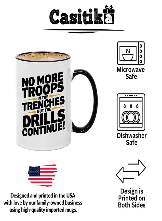 Casitika Vasectomy Gifts for Men - Funny Vasectomy Gift 11 oz Ceramic Mug | No More Kids Mug for Dad Surgery Recovery | Gag Coffee Cup for Get Well Soon Men. (Troops) - Image 3