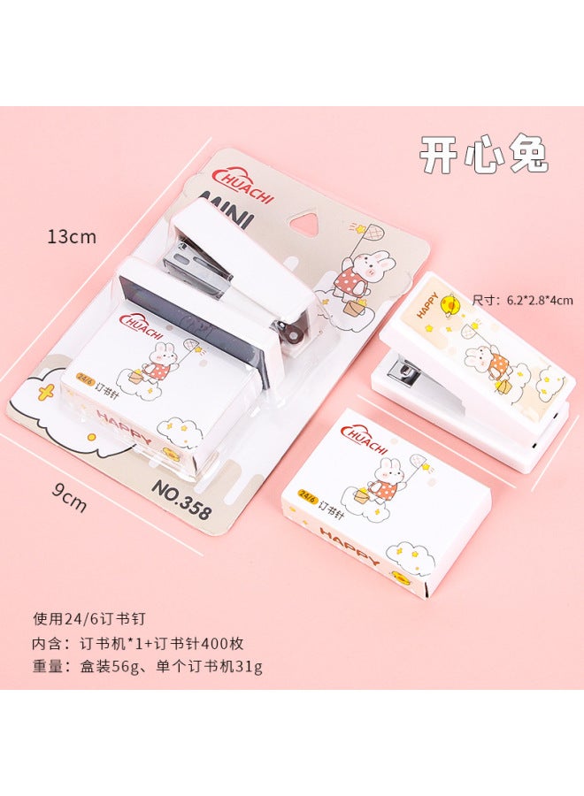 HELPS Cartoon Cute Mini Portable Stapler For Students Labor-saving Small Size Stapler Office Stationery - Image 1