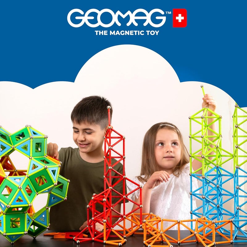 GEOMAG 357 Classic Confetti, 114 Pieces -Magnetic Building Game - Image 3