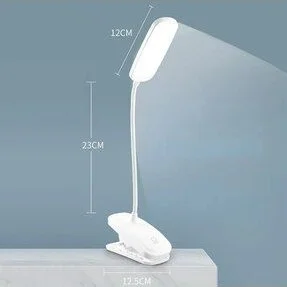 MiniHome USB Rechargeable Book Reading Table Lamp with Dimmer and Clamp