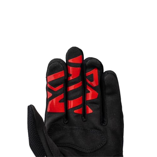 Raida Avantur 2.0 Motorcycle Gloves | Vegan Friendly | Enhanced Knuckle Protection | Touchscreen Compatible | Lightweight & Comfortable | Ideal for Daily Commute & Weekend Rides (Red, M) - Image 5