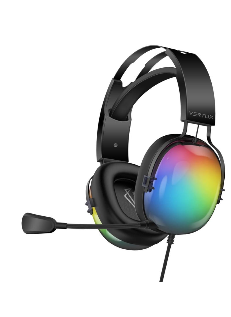 VERTUX - Vertux Sirius Gaming Lumiflux™ Headset: High Performance 7.1 Stereo Sound With Microphone - Image 1