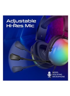 VERTUX Vertux Sirius Gaming Lumiflux™ Headset: High Performance 7.1 Stereo Sound With Microphone  - Image 2
