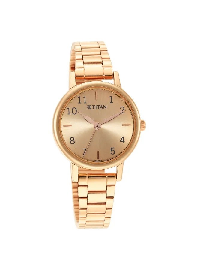 TITAN Women's Analog Round Shape Stainless Steel Wrist Watch - 2678WM01 - 34.6 Mm  - Image 1