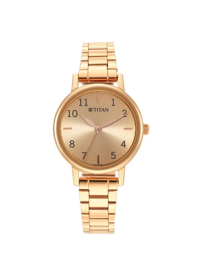 TITAN Women's Analog Round Shape Stainless Steel Wrist Watch - 2678WM01 - 34.6 Mm  - Image 2