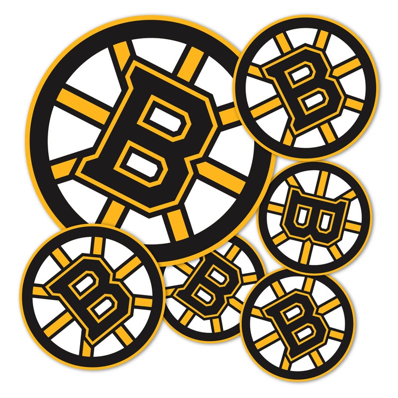 Desert Cactus Boston Bruins Team NHL National Hockey League Sticker Vinyl Decal Laptop Water Bottle Car Scrapbook Type 3  Main Logo