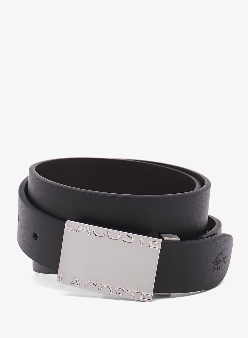 LACOSTE Smooth Leather Belt and 2 Buckle Gift Set - Image 3