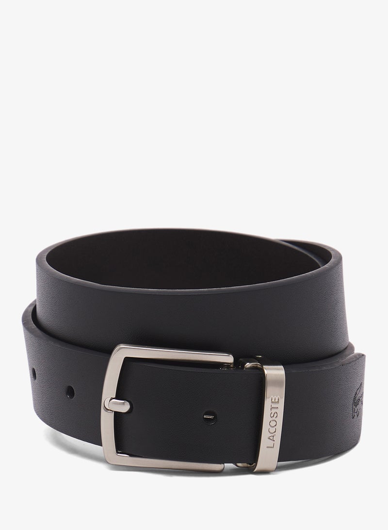 LACOSTE Smooth Leather Belt and 2 Buckle Gift Set - Image 2