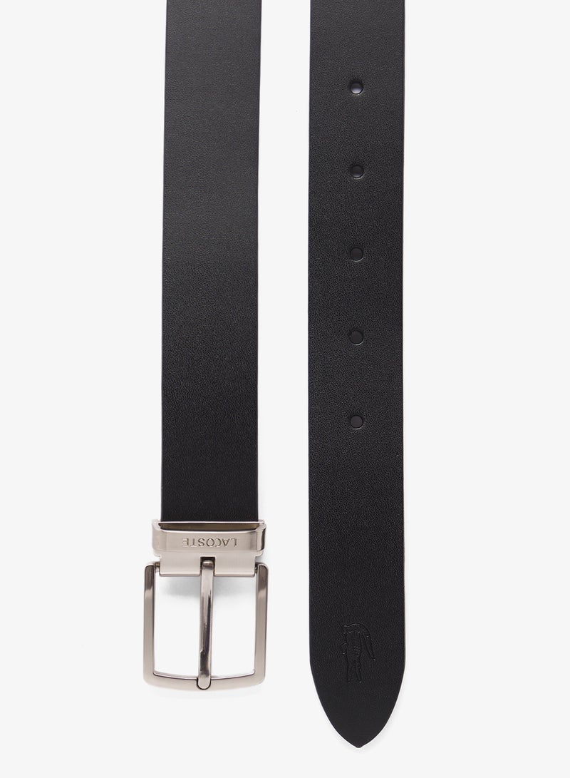 LACOSTE Smooth Leather Belt and 2 Buckle Gift Set - Image 4