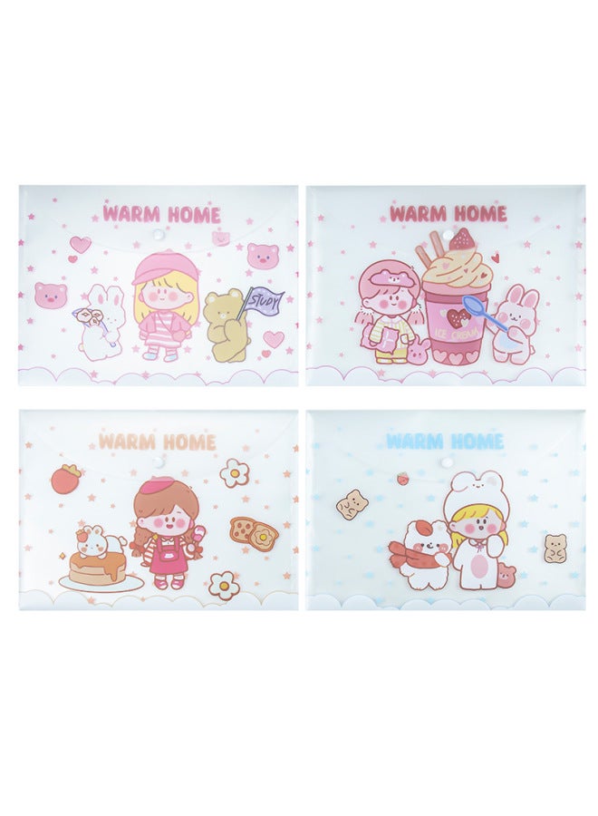 Generic A4 Cute Simple File Bag Student Transparent Test Paper Bag ...