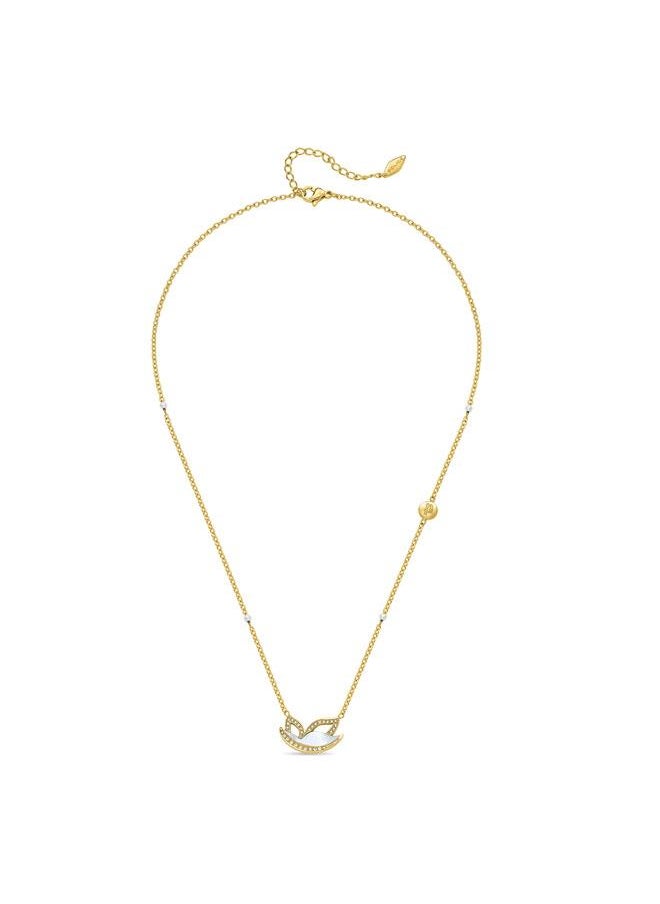 POLICE Birdy Gold Plated MOP Necklace, Bracelet, Earrings Set Box for Women's  - Image 1