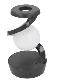 TIGER Modern Spiral Bedside Lamp with Innovative 3D Visual Levitation Ball LED Light -- Stylish Night Light for Bedroom, Living Room, or Office, Sleek Gray Design, Perfect for Home Decor and Relaxation, Energy-Efficient and Eye-Catching LED Table Lamp  - Image 5