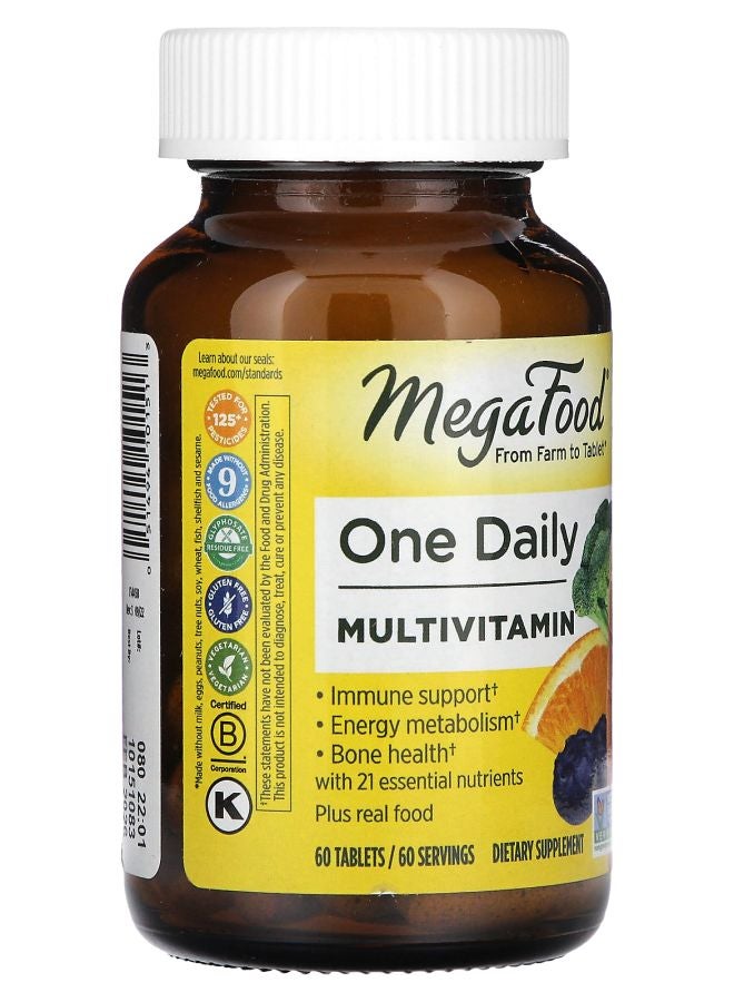 MegaFood One Daily Multivitamin 60 Tablets - Image 2